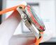 Replica Omega Seamaster 600 Orange Rubber Strap Red Ceramics Bezel Watch  (6)_th.jpg
